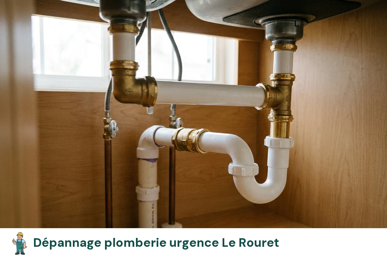 Dépannage plomberie urgence à Le Rouret