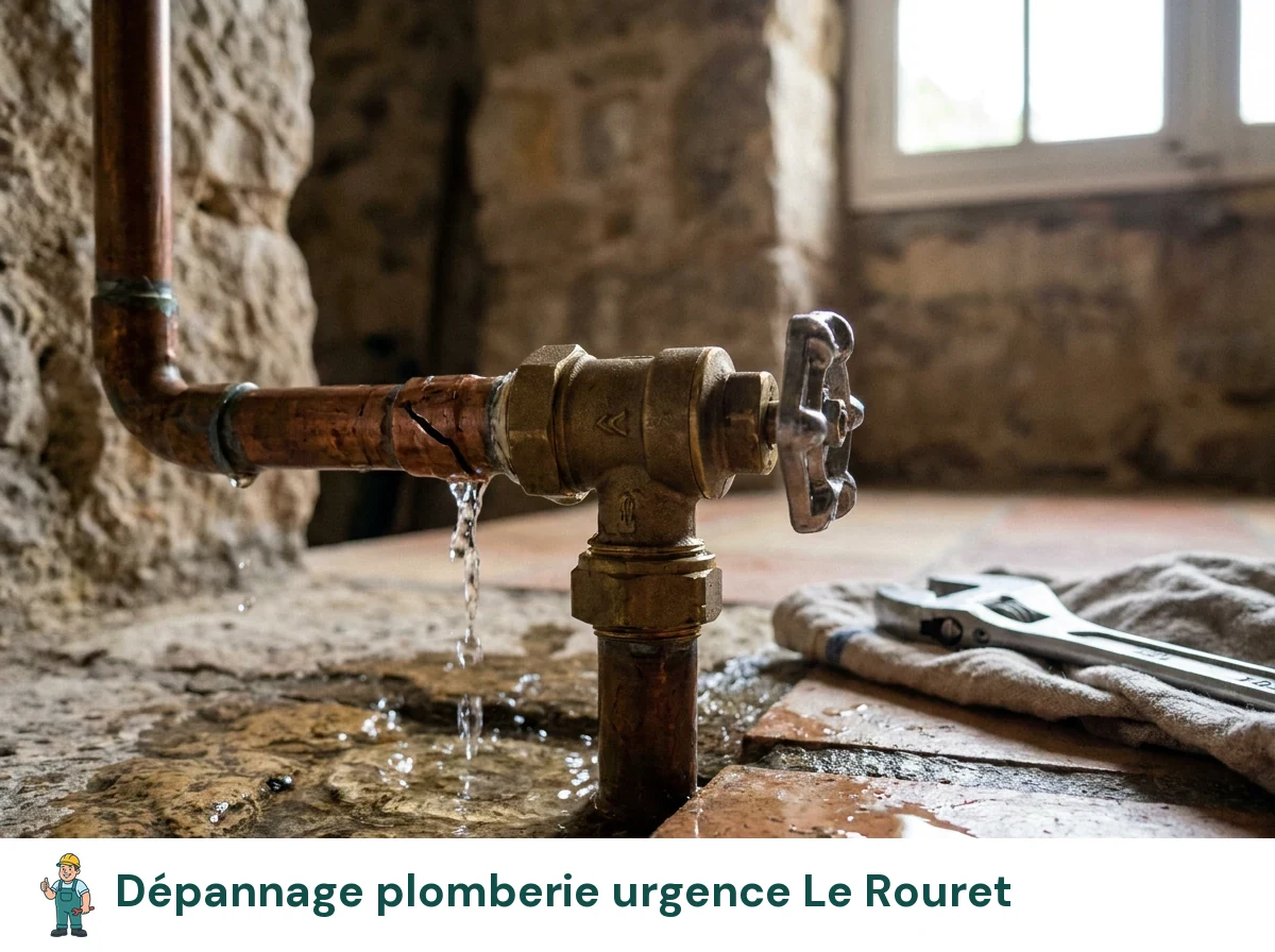 Dépannage plomberie urgence à Le Rouret
