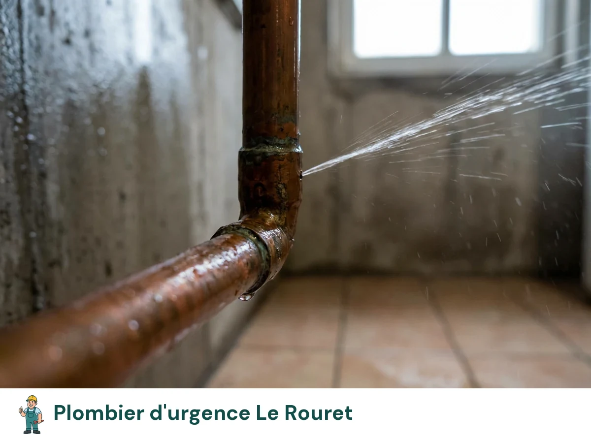 Plombier d'urgence à Le Rouret