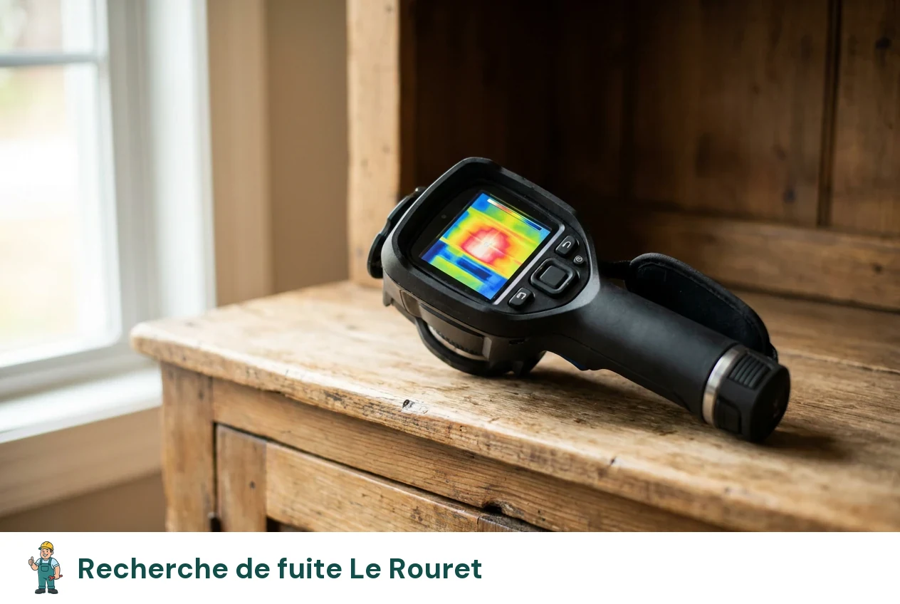 Recherche de fuite à Le Rouret