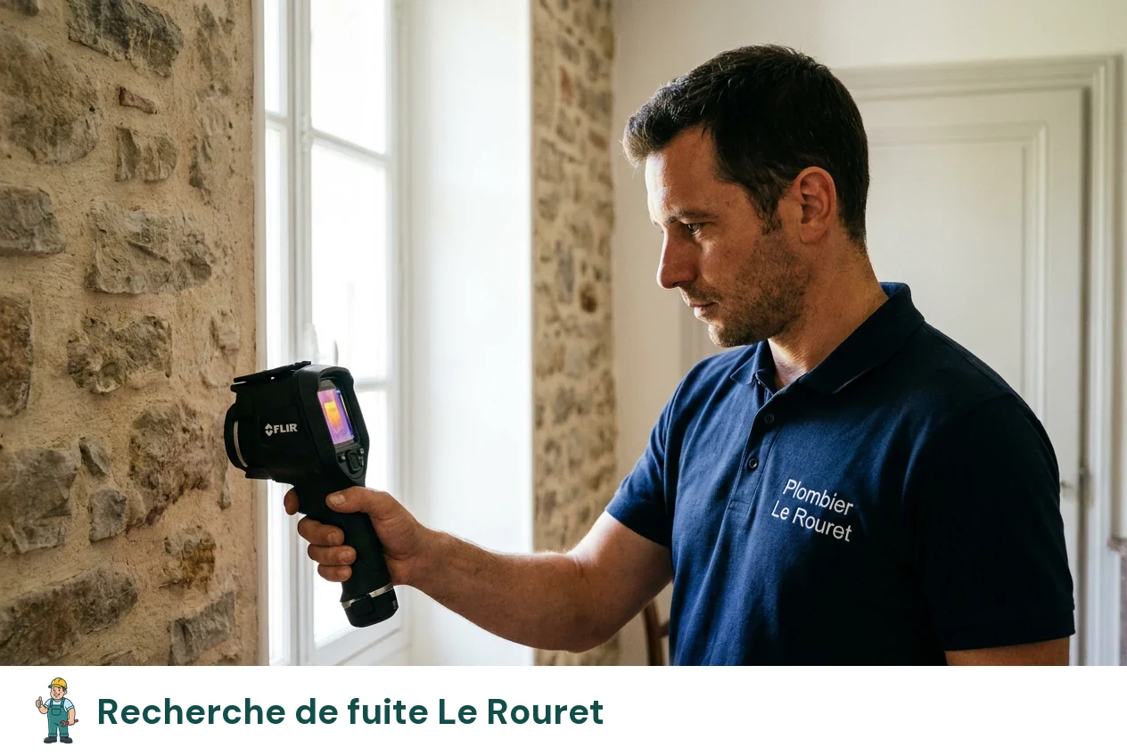Recherche de fuite à Le Rouret