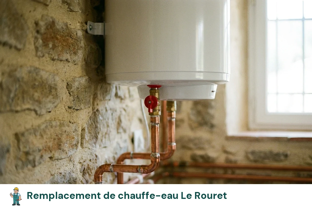 Remplacement de chauffe-eau à Le Rouret