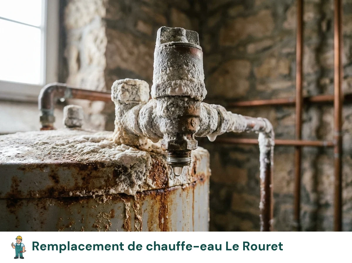 Remplacement de chauffe-eau à Le Rouret