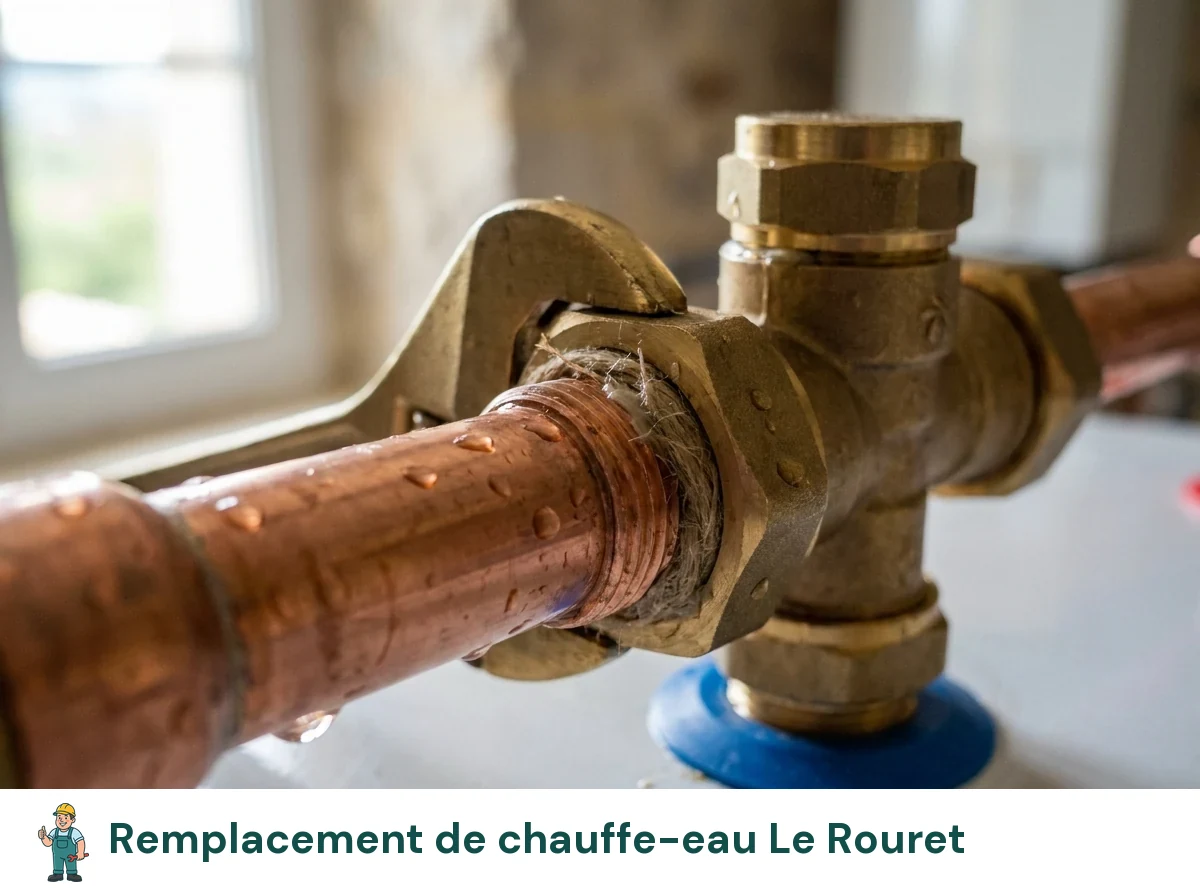 Remplacement de chauffe-eau à Le Rouret
