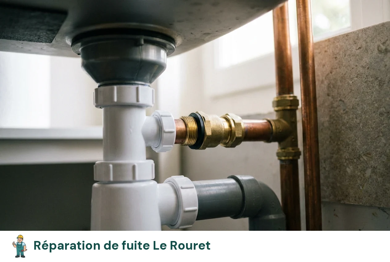 Réparation de fuite à Le Rouret